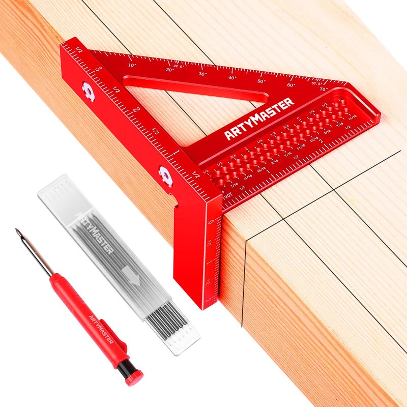 ARTYMASTER 3.8Mini 3D Multi-Angle Measuring Square Ruler - Image 1